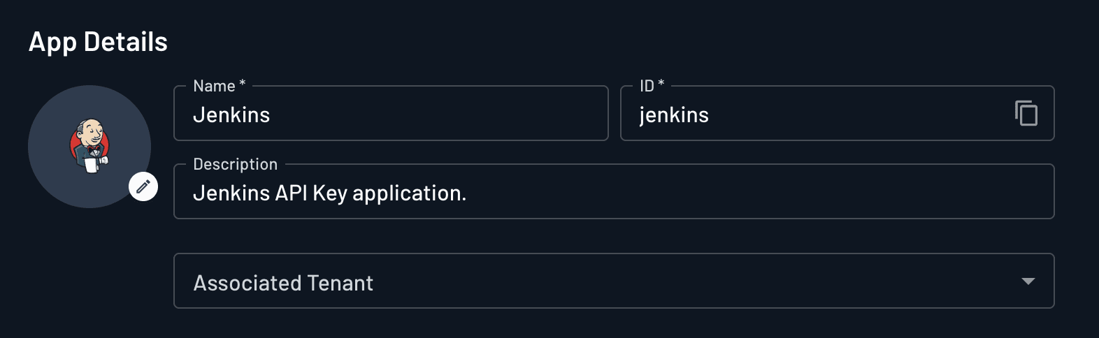 Configuring an api key connection's details in Descope