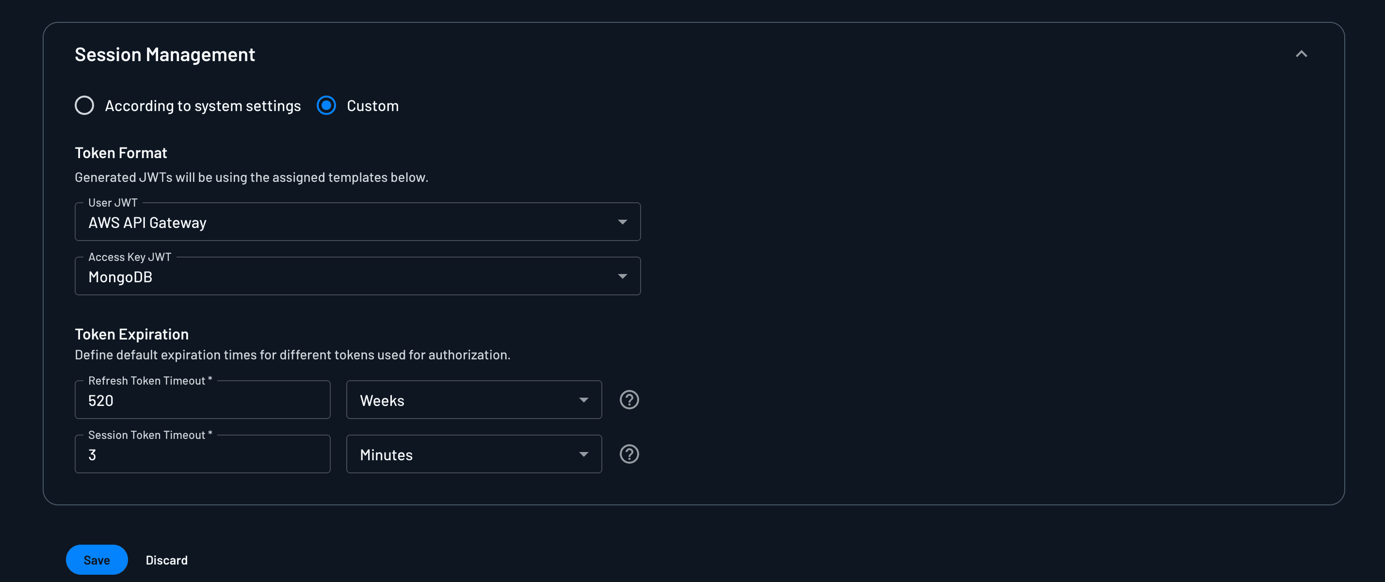 Apply JWT Template to Inbound App