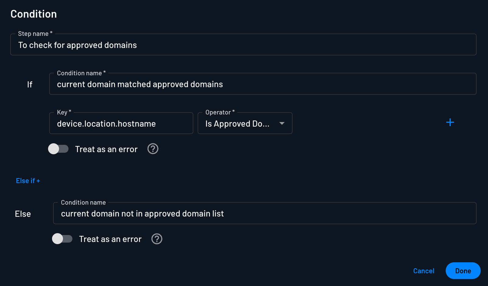 Approved Domains Operator