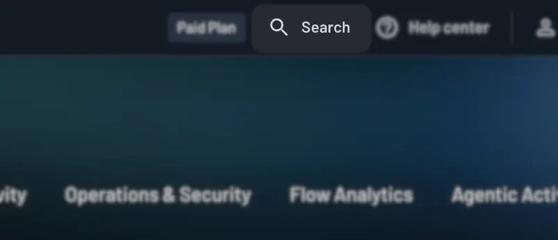 The Search button and its keyboard shortcut tooltip in the Console top bar