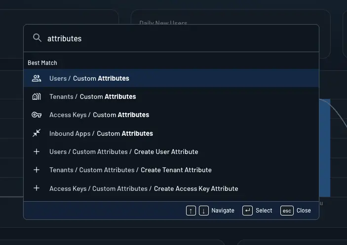 Search results grouped into Best Match and Suggestions, each with a breadcrumb