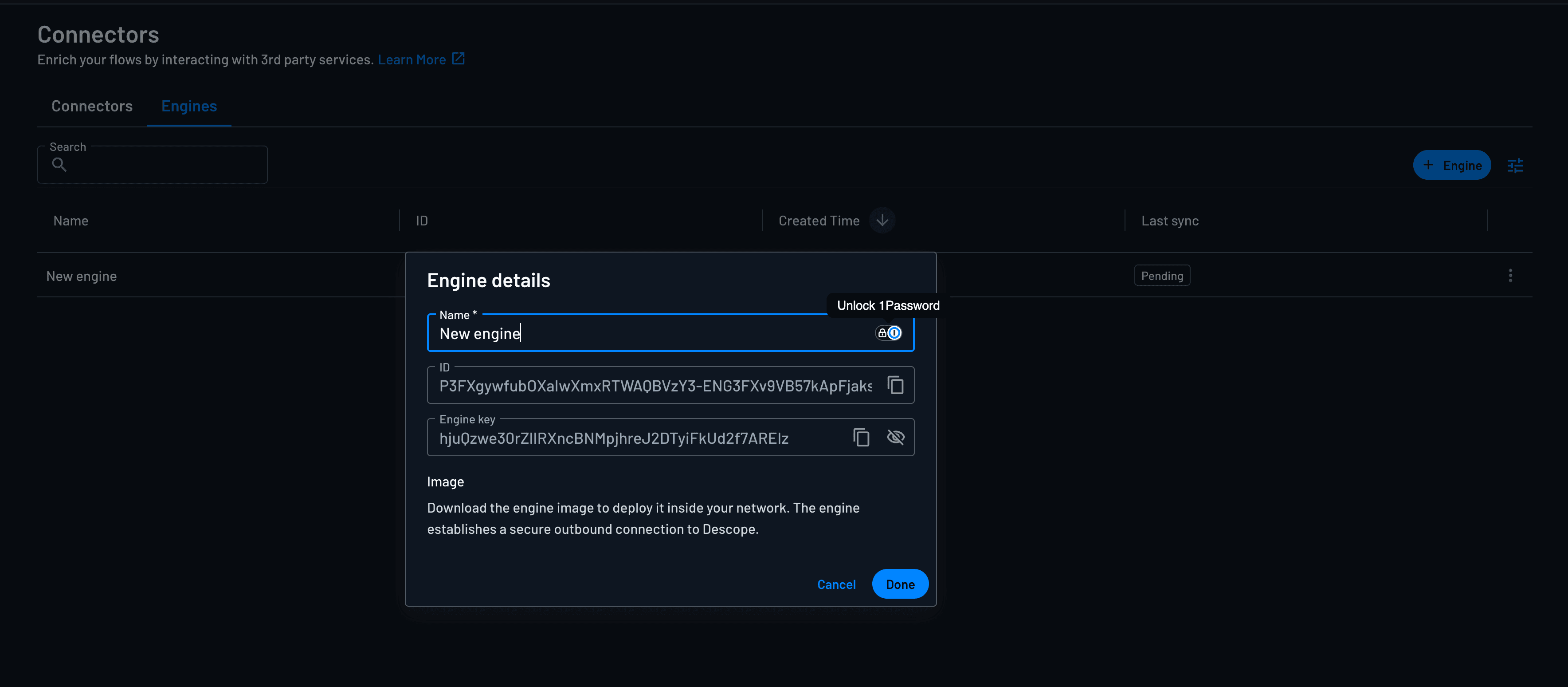 Create Engine