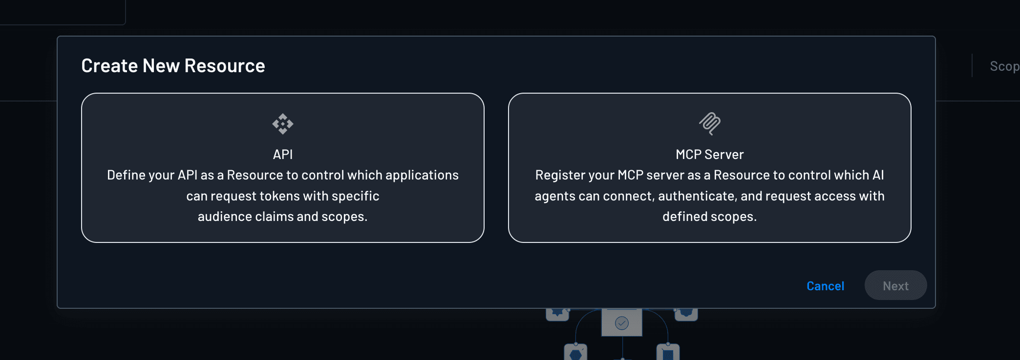 Creating a resource in Descope