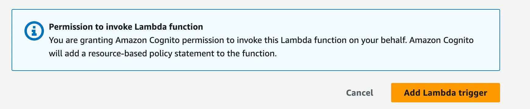 Descope OIDC with AWS Cognito as auth provider setting up lambda trigger 2
