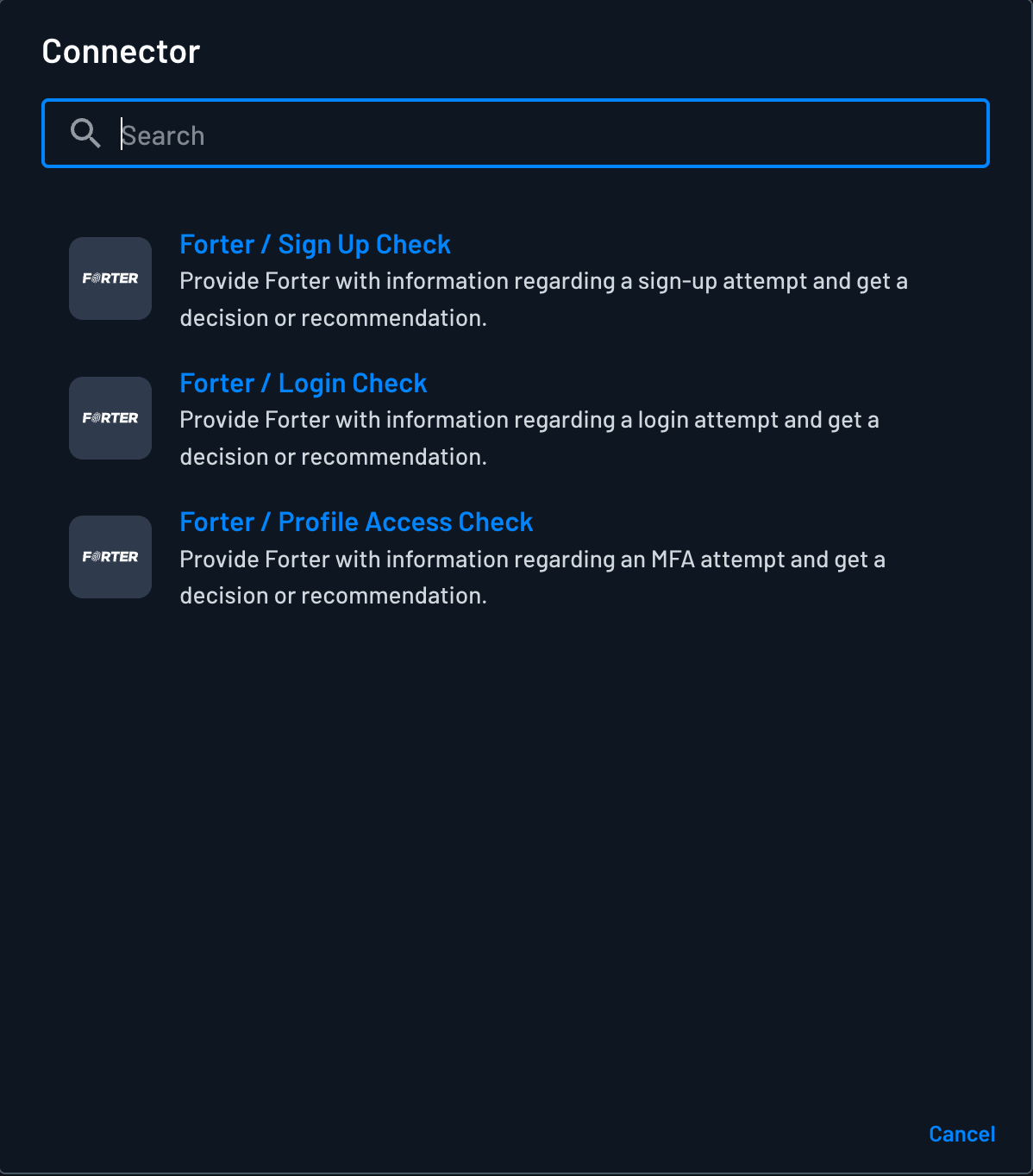 forter flow actions