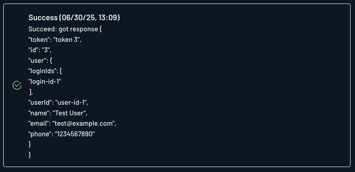 Testing the generic token connector
