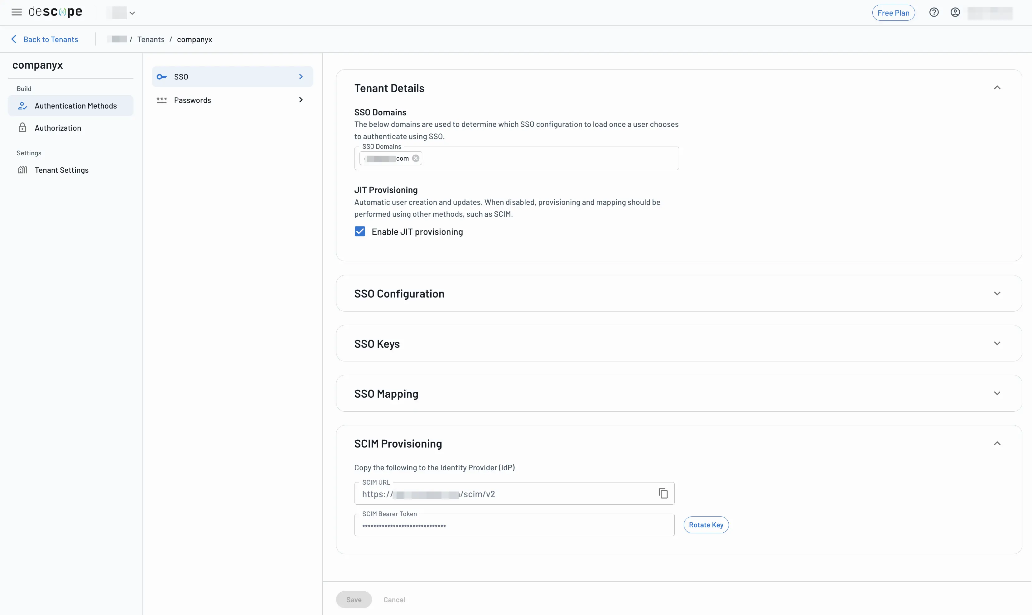 How to enable or disable Just-in-Time (JIT) provisioning in Descope