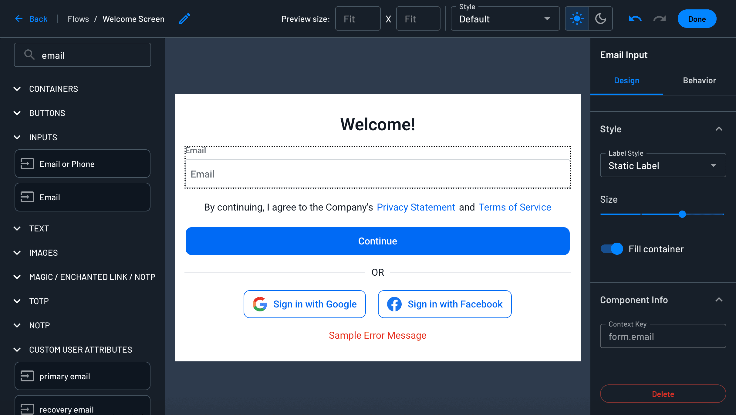 email login id example