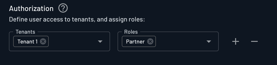 Parent tenant assignment