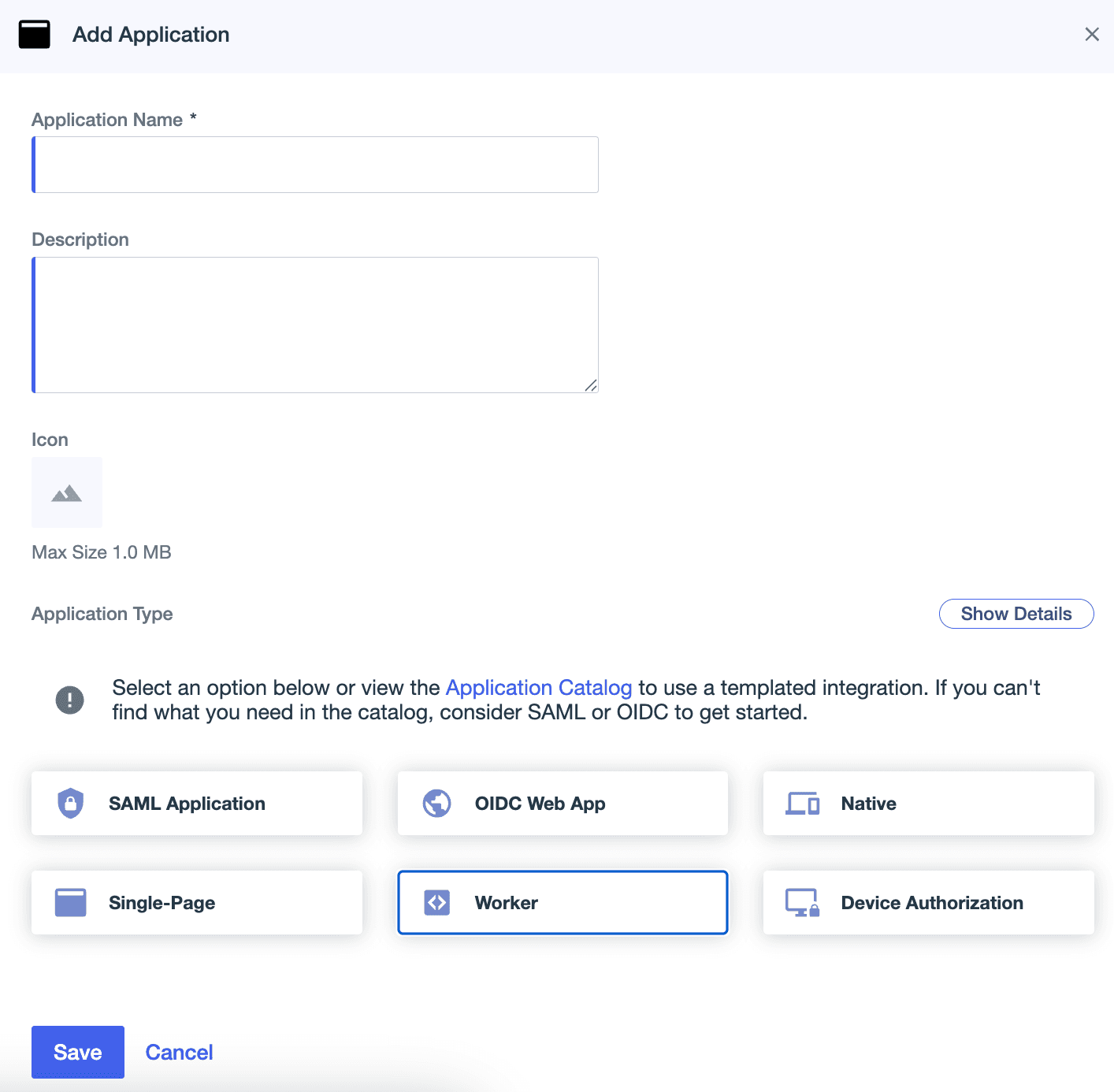 Ping Application Create App