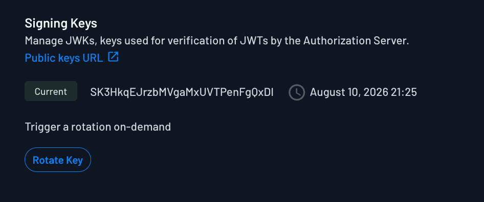 Public JWK URL