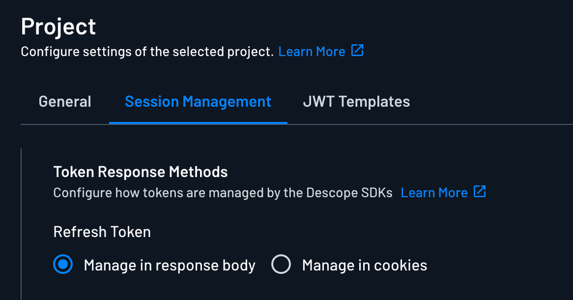 refresh token management
