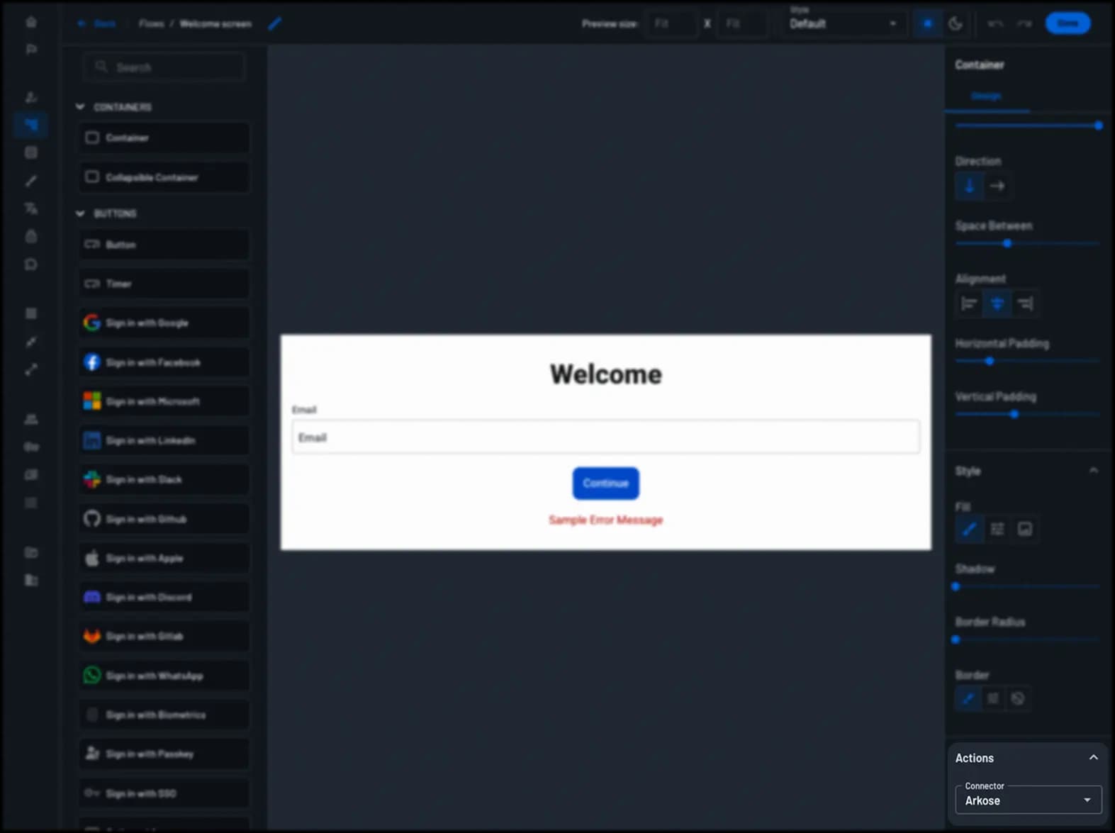 screen action arkose