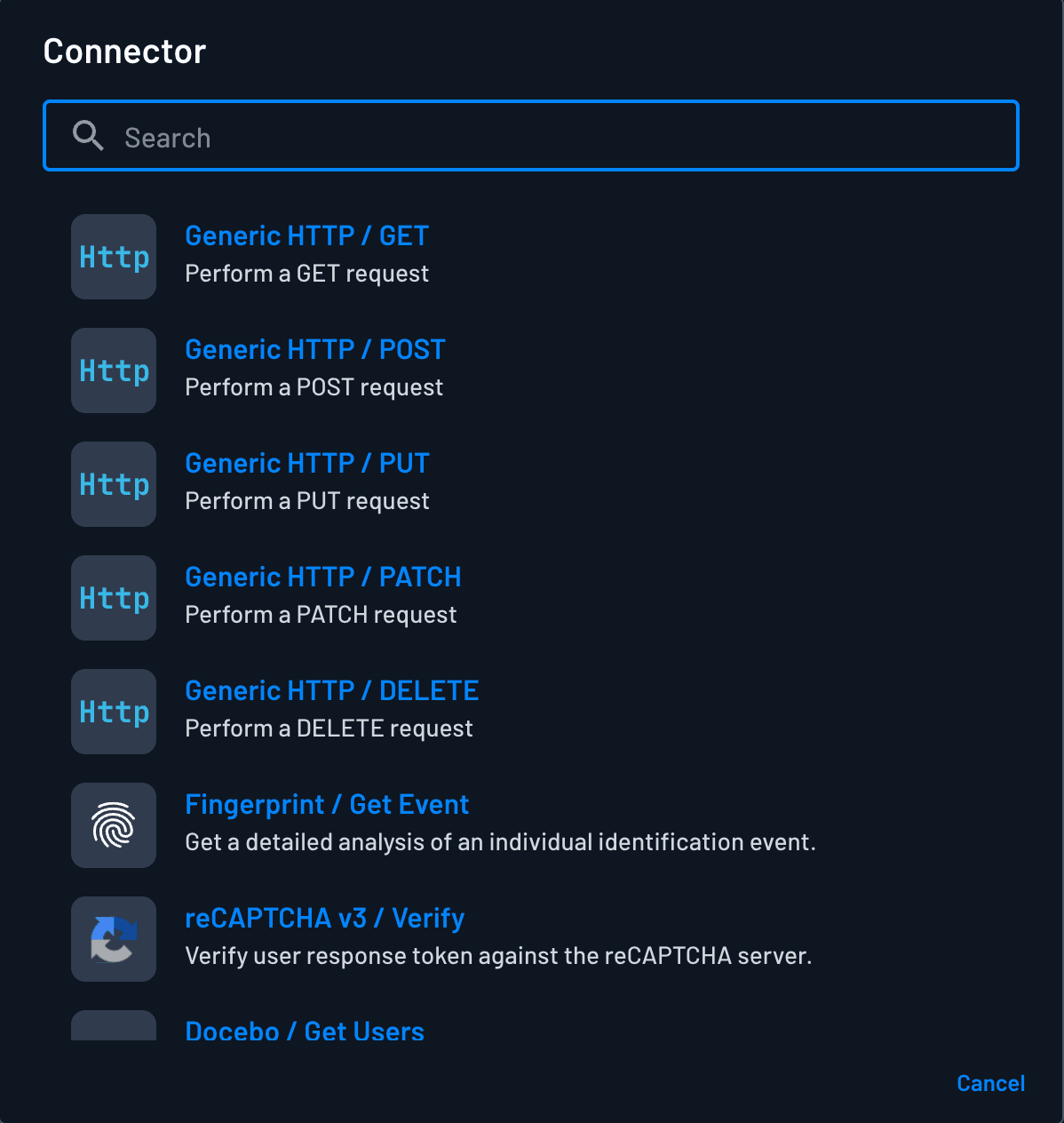 Adding Descope third party configuration within flows