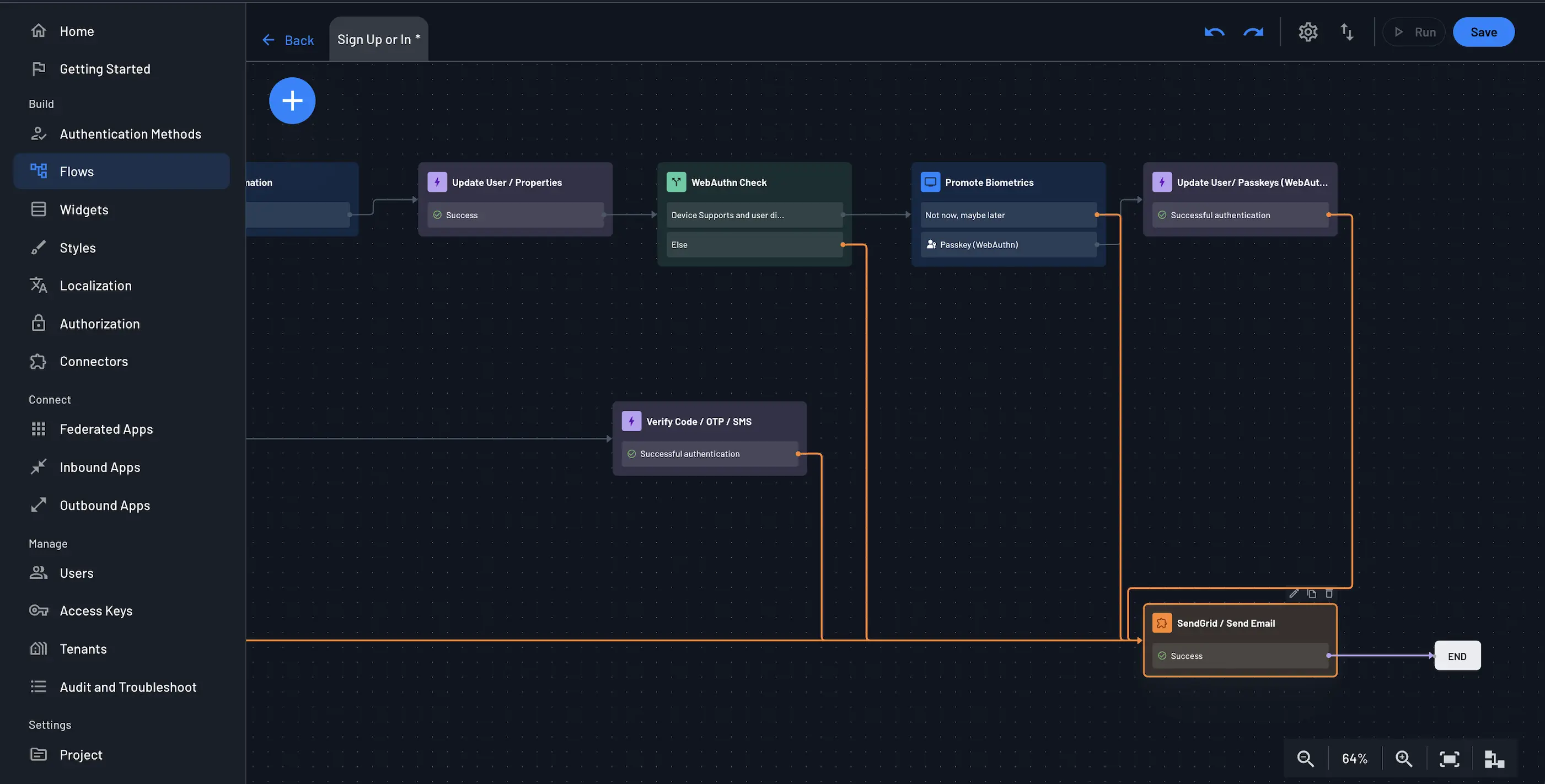 SendGrid connector placement
