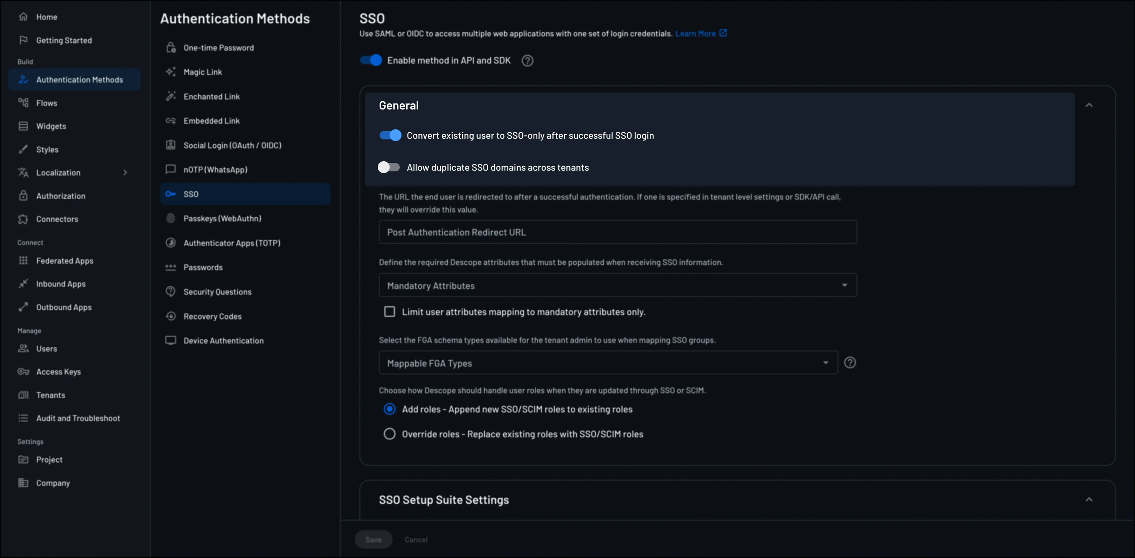 SSO Convert and Identity Merging Behavior