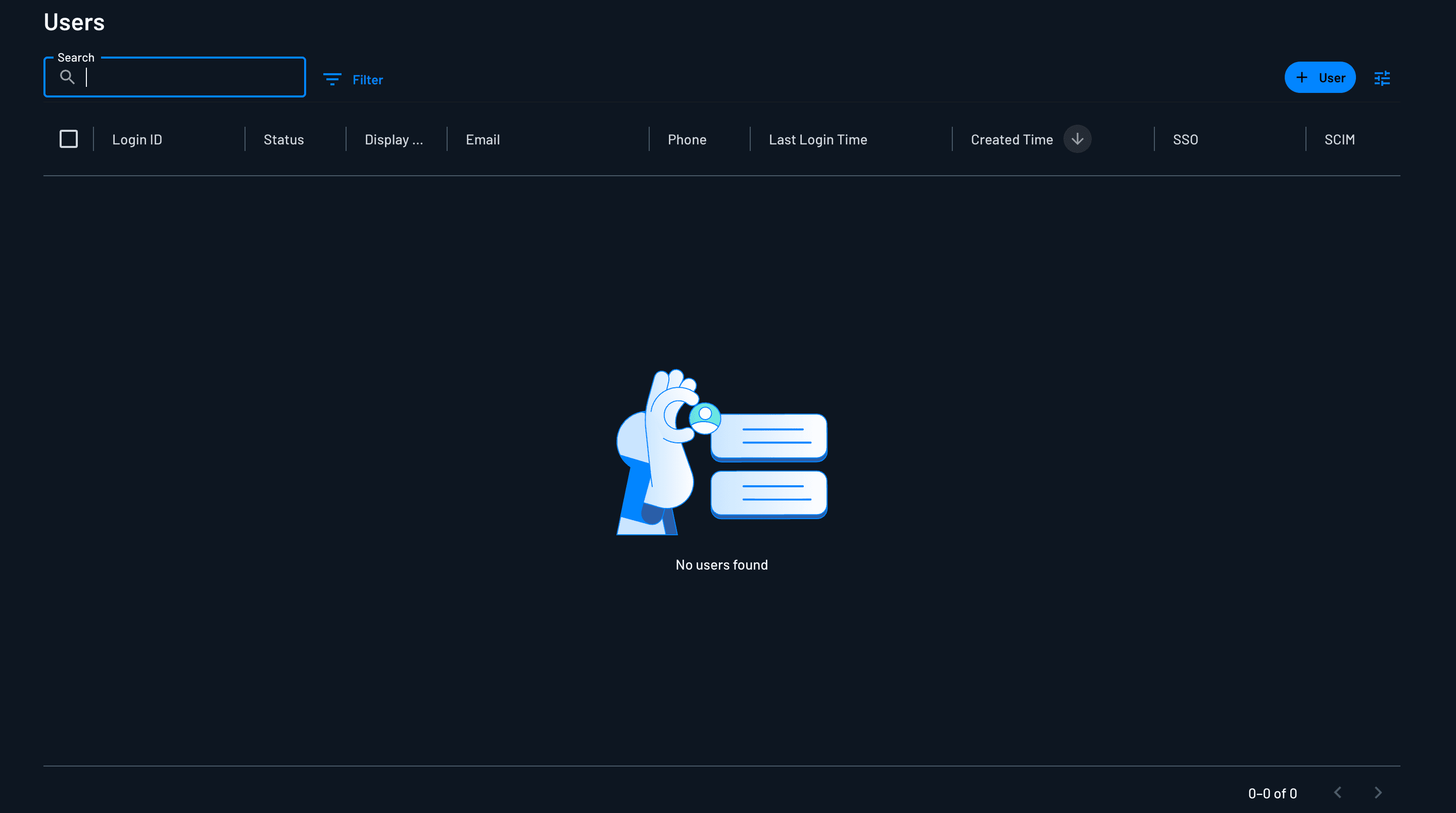tenant settings users