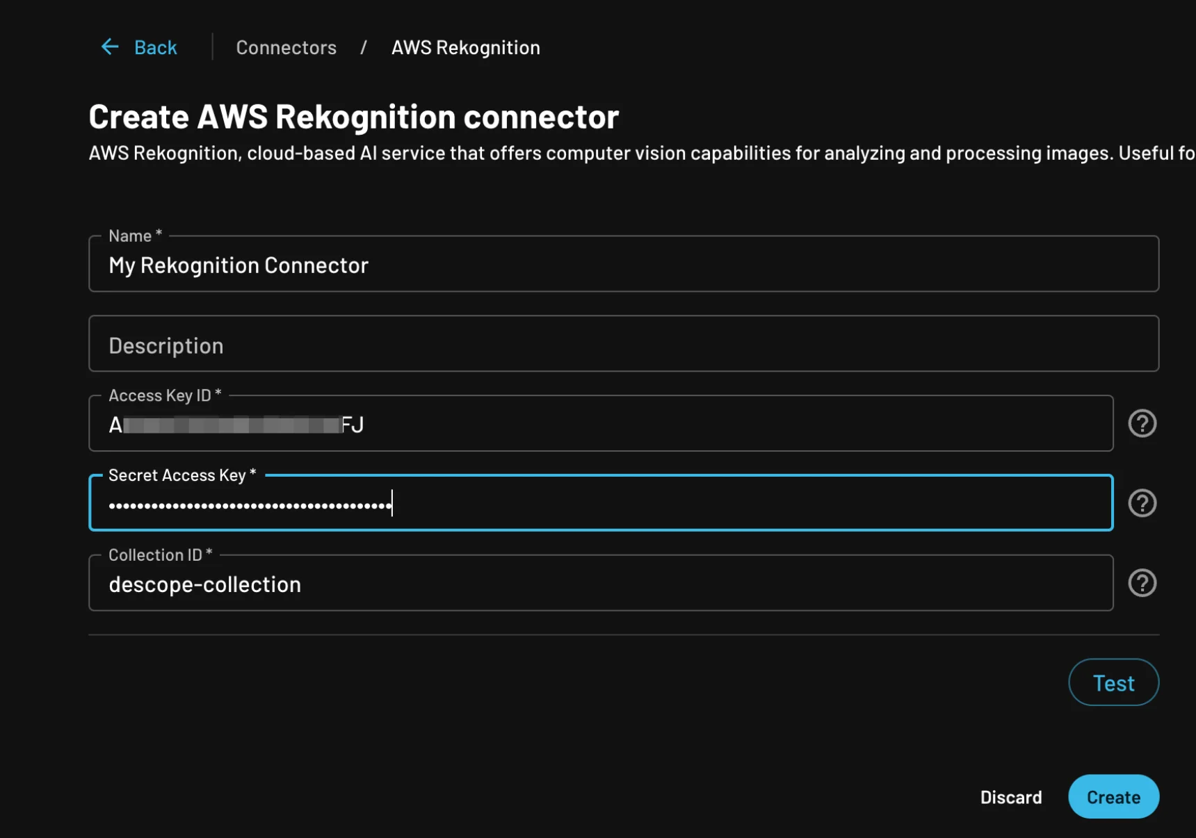 Setup connector