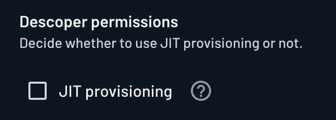 jit provisioning disabled for scim