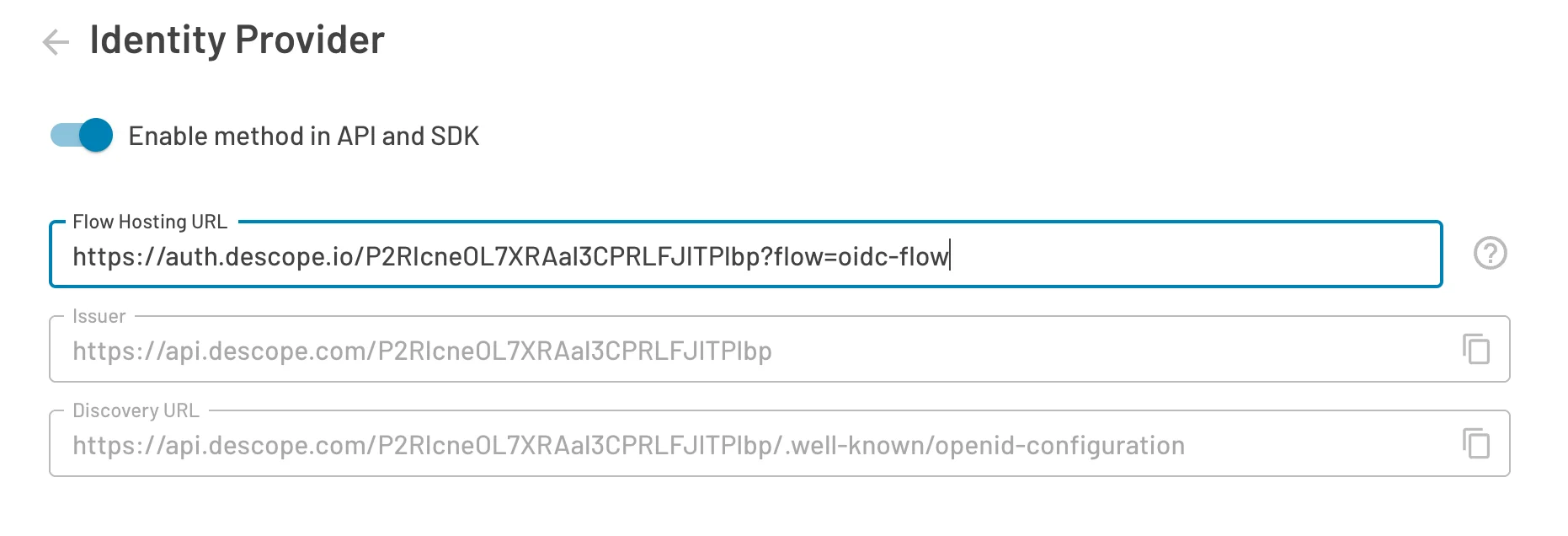 Descope OIDC with AWS Cognito as auth provider flow configuration 2