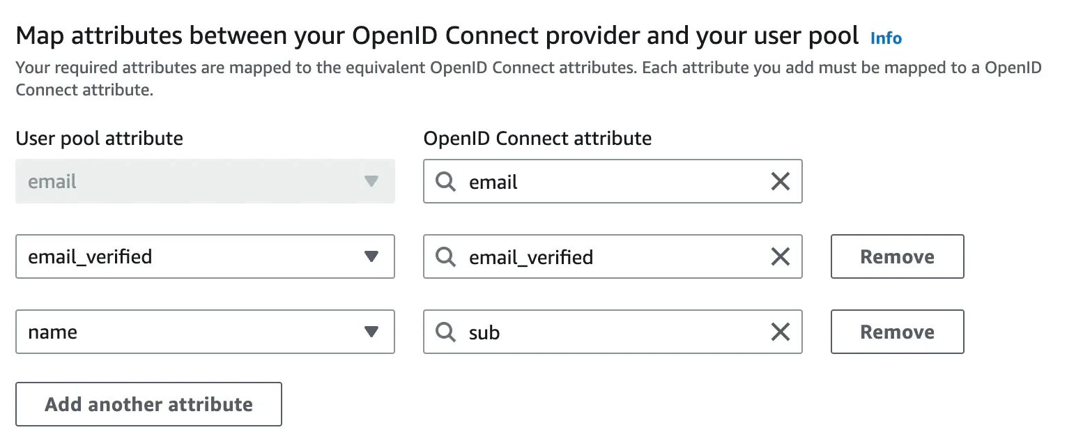 Descope OIDC with AWS Cognito as auth provider cognito configuration 4