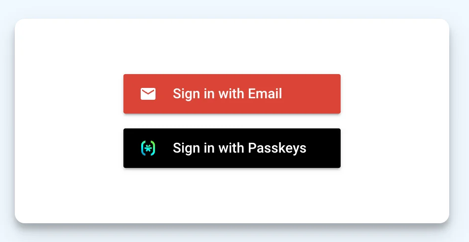 Descope OIDC with Firebase as auth example login page