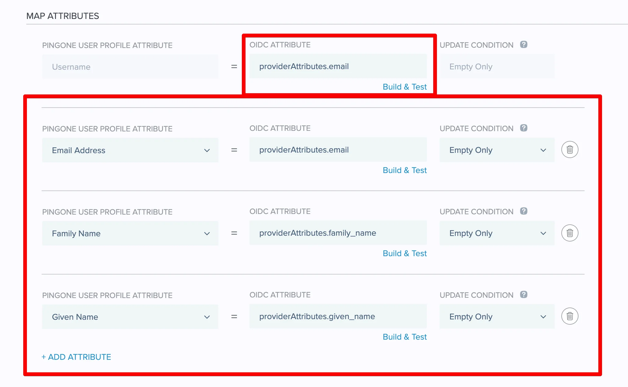 Descope OIDC with Ping Identity attribute mapping