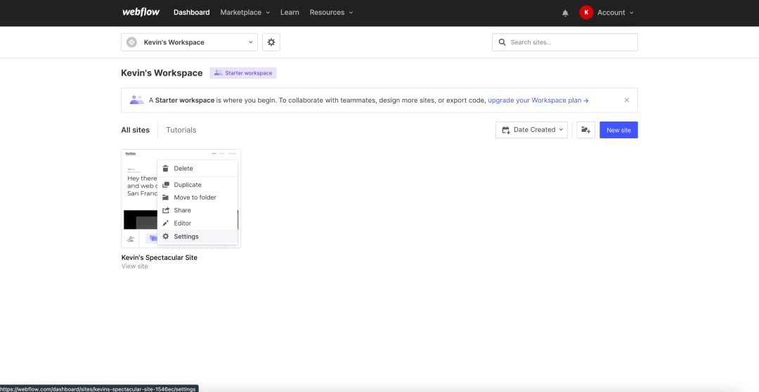 Use Descope With Webflow | Descope Documentation