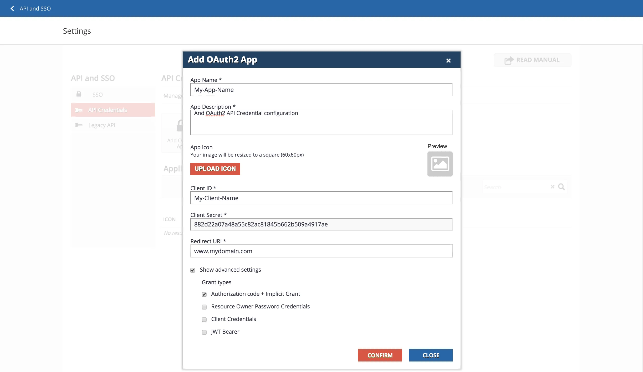 Docebo OAuth configuration