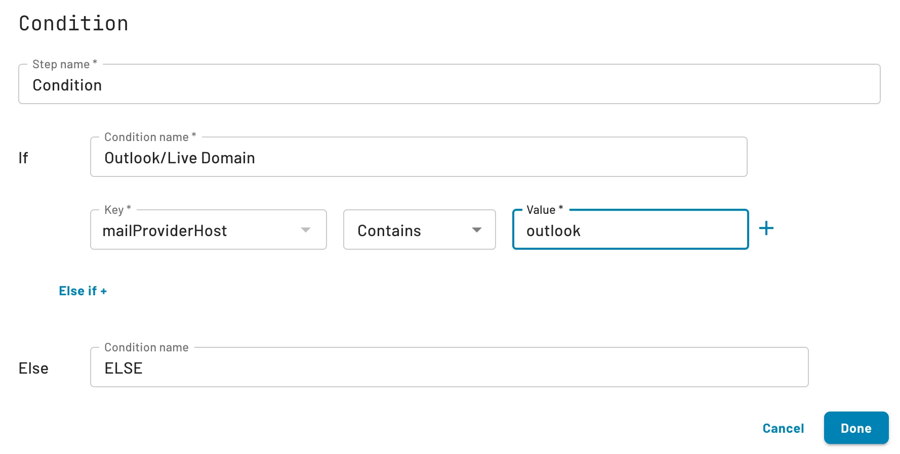 Descope force google OAuth, configuring mail provider conditional within Descope 3