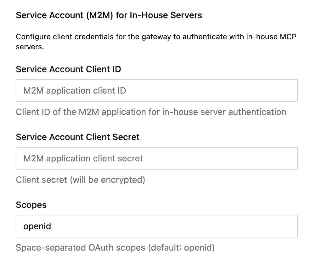 Golf.dev Service Account Configuration