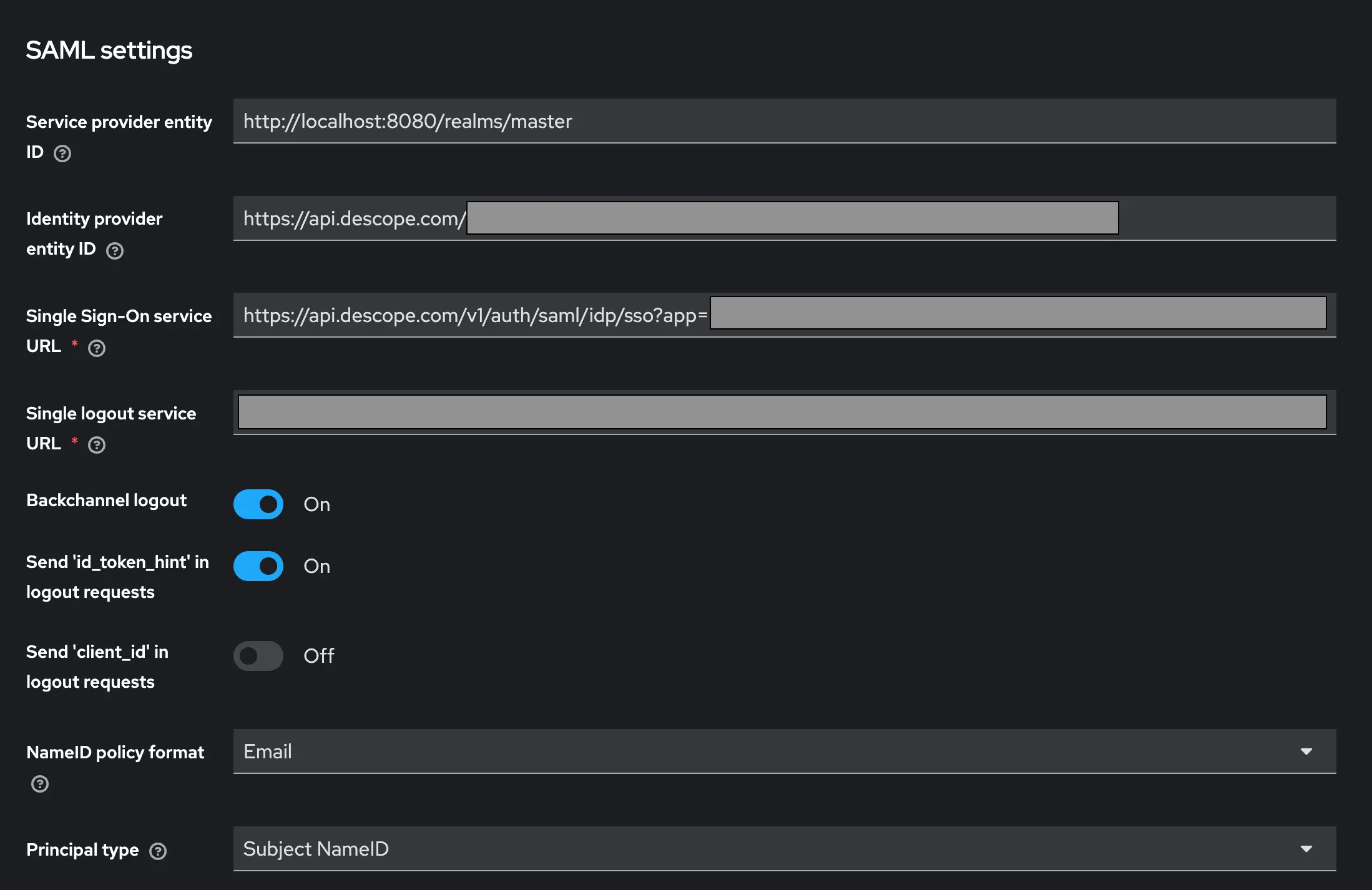 Setting up Descope as the IdP in Keycloak