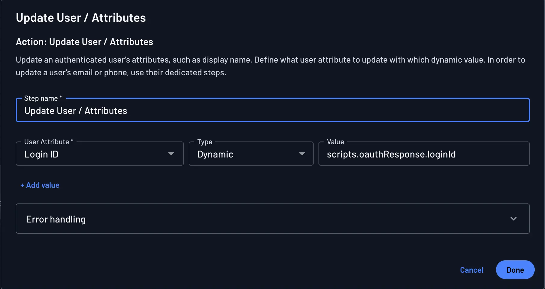 OAuth merge