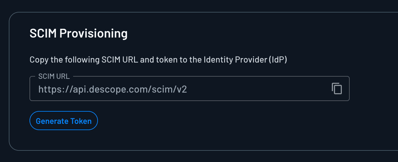 SCIM URL