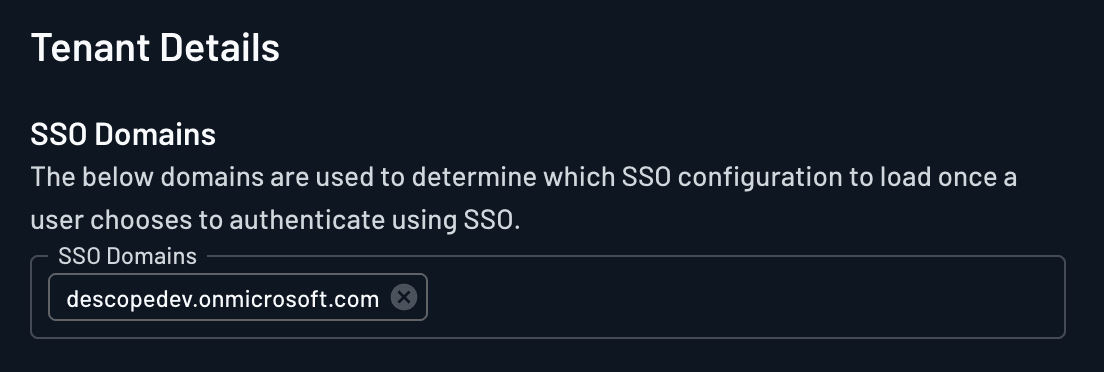 sso domain