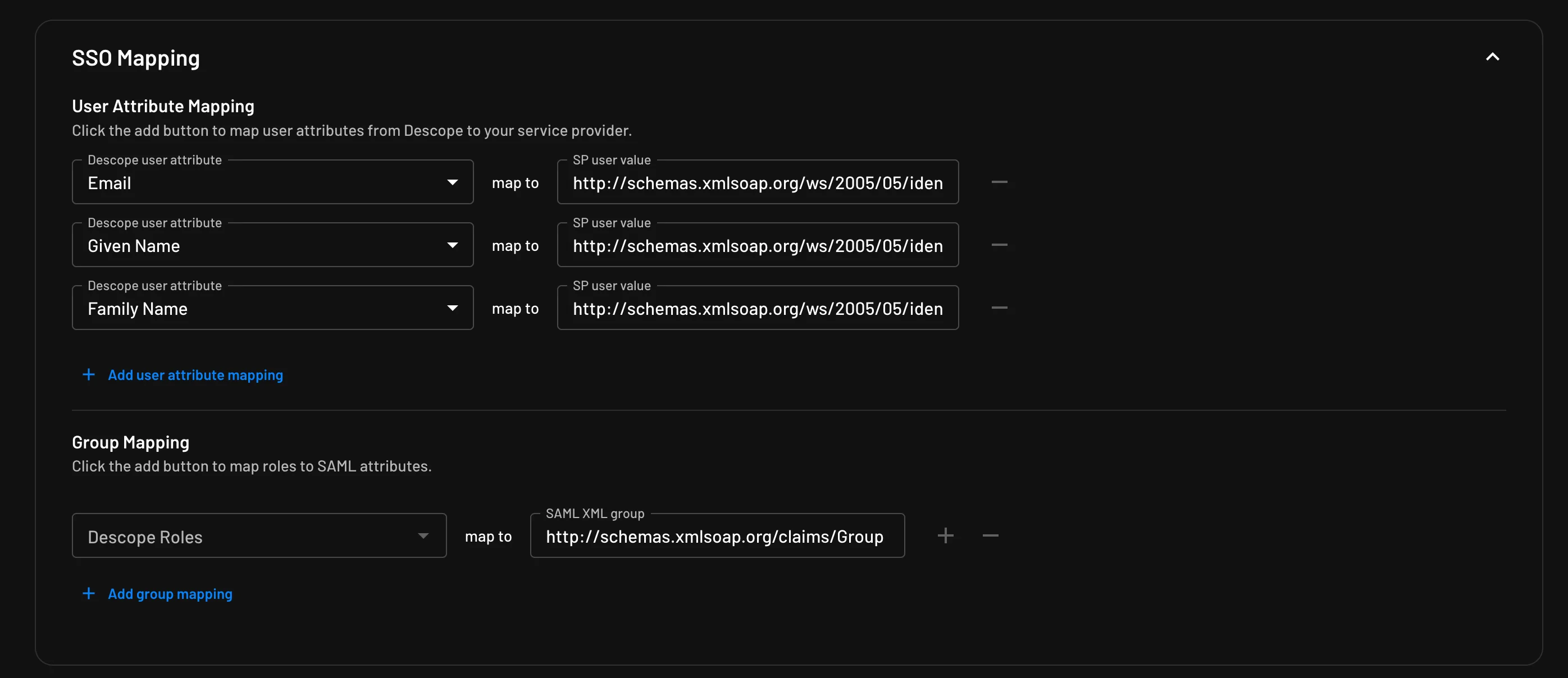 SSO Mapping in Descope