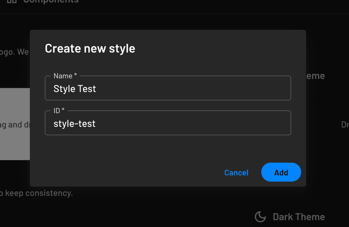 Create New Styles File