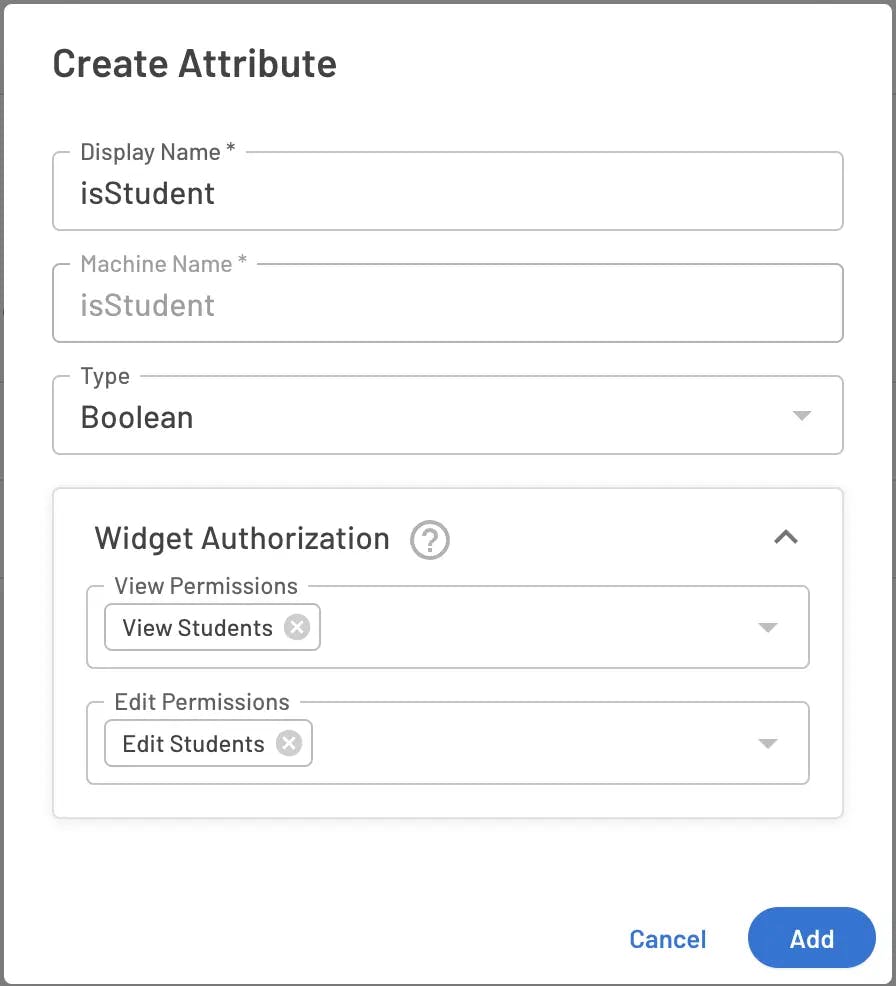 Descope widget roles