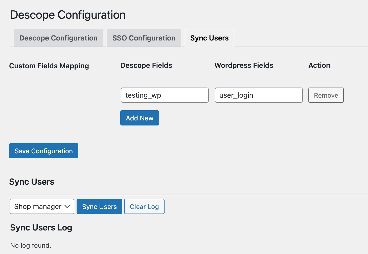 WordPress sync users