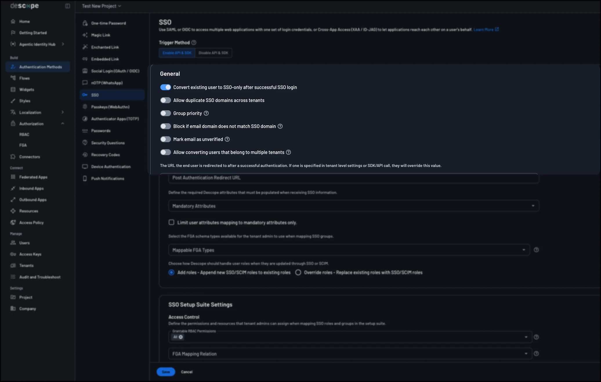 SSO Convert and Identity Merging Behavior