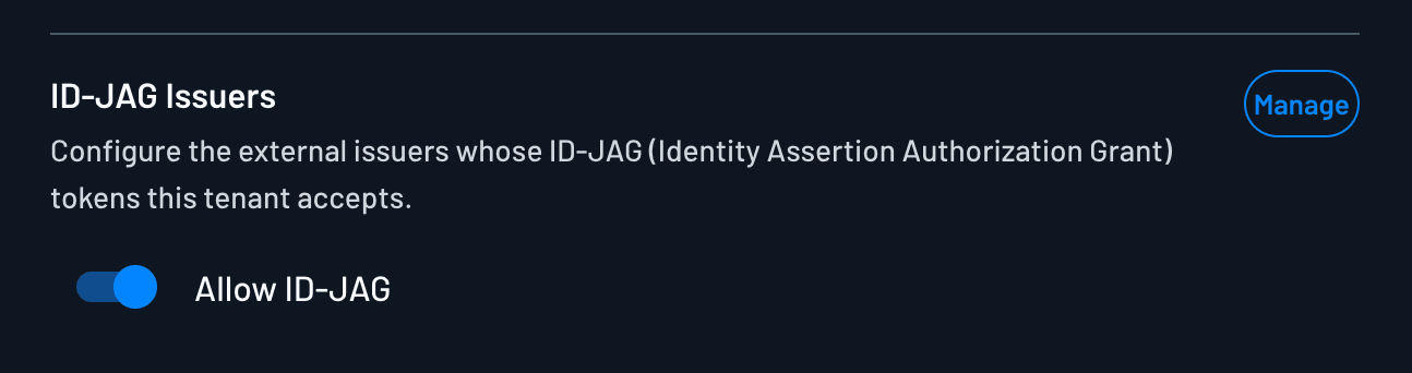 ID-JAG validation per tenant