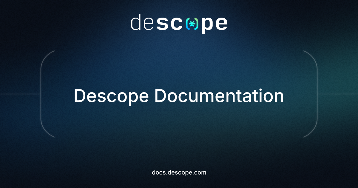 Authentication Method Tutorials | Descope Documentation